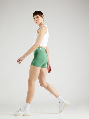 ADIDAS PERFORMANCE - Skinny Calças de desporto 'Techfit' em verde