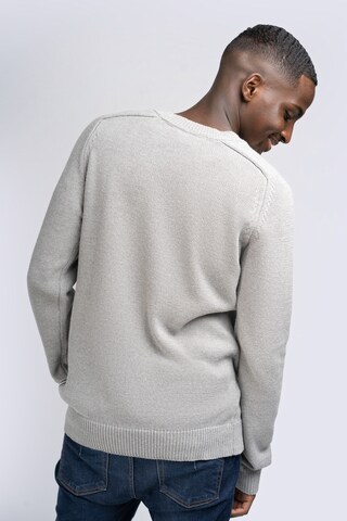 LONSDALE Sweter 'Talgarreg' w kolorze szary