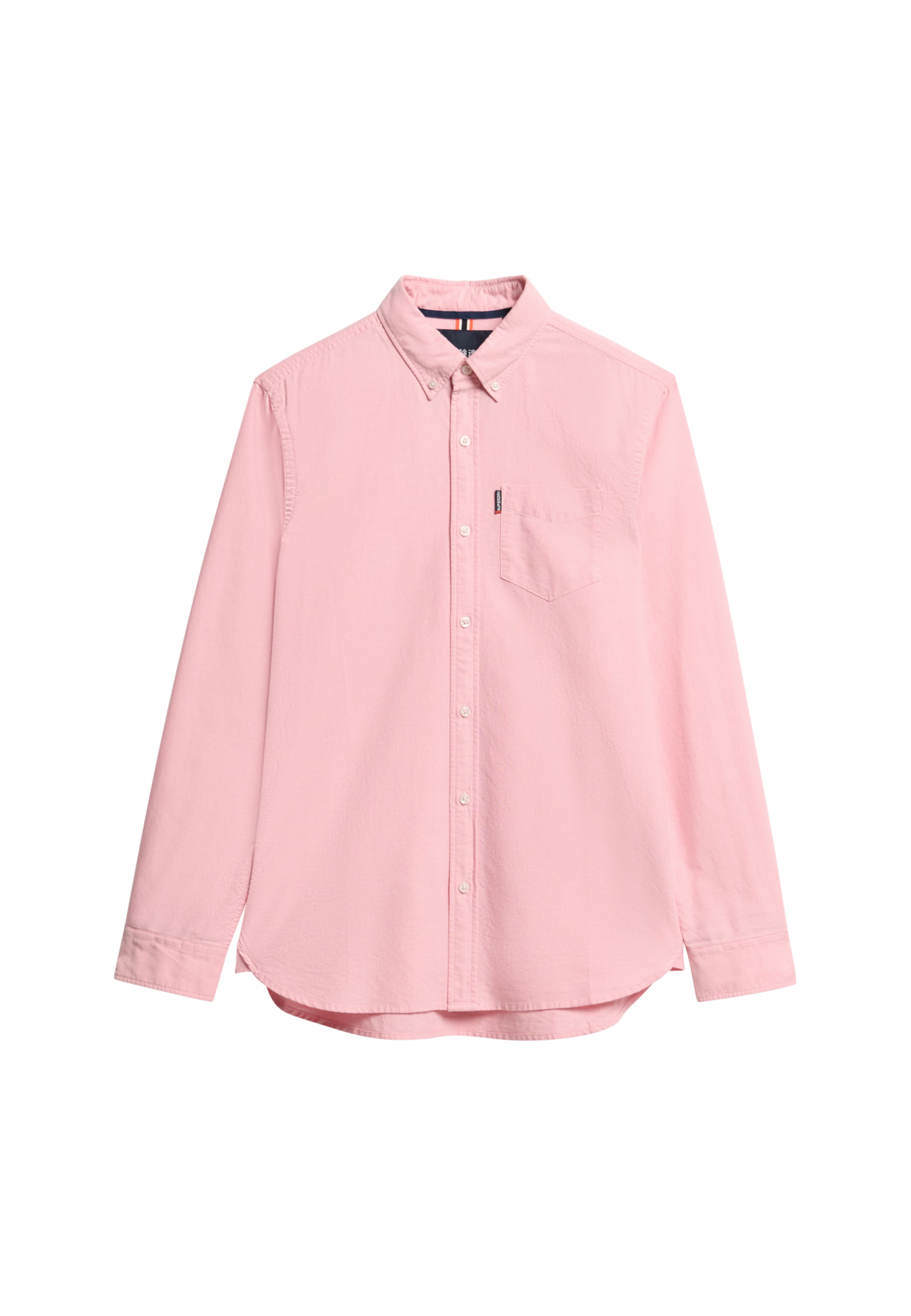 Superdry & Co Button Up Shirt 'Essentials' in Orange: front