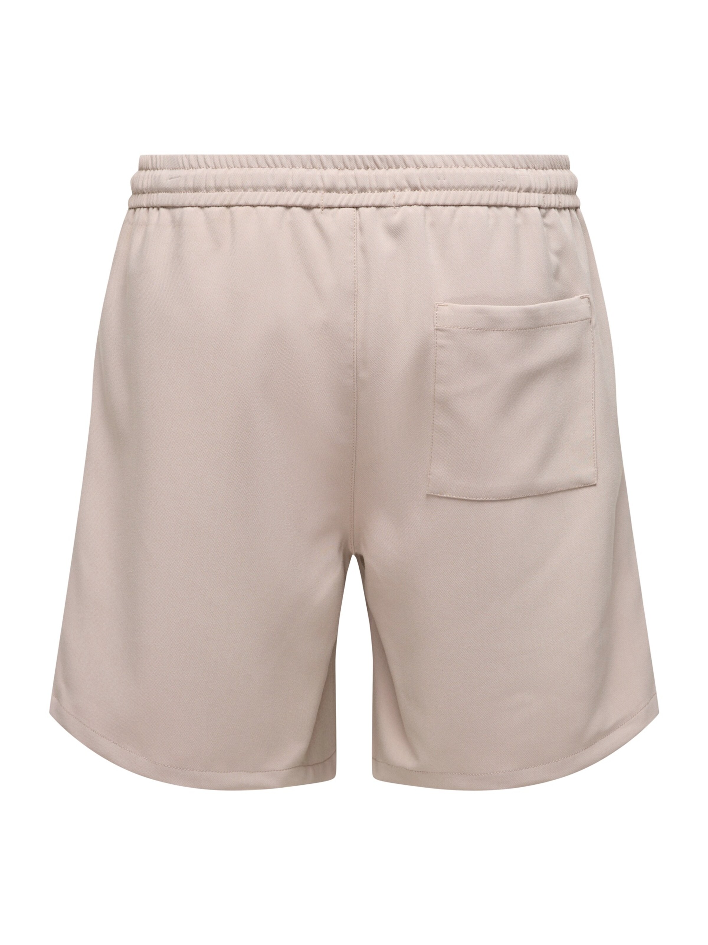 Only & Sons Loose fit Pleat-Front Pants 'ONSWill' in Beige