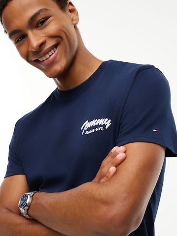 mėlyna Tommy Jeans Marškinėliai