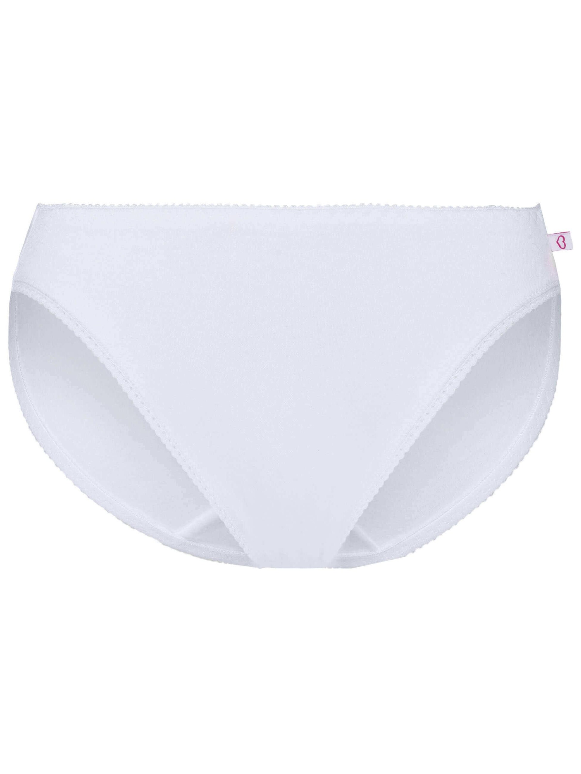 BeeDees Panty 'Taillenslip Rock'n'Roll Tai' in White: front