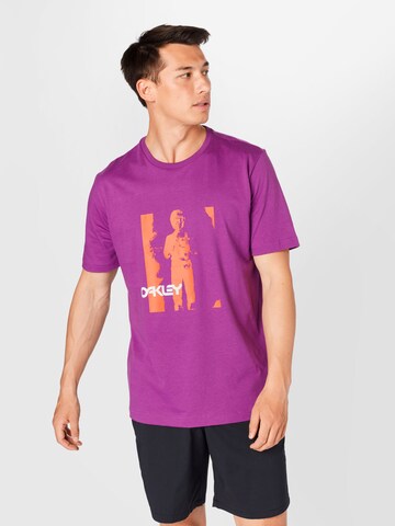 OAKLEY Функциональная футболка 'JONNY' в Лиловый: спереди