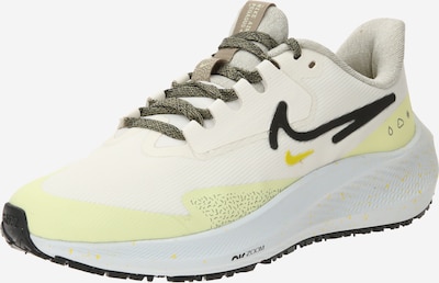 NIKE Sports shoe 'Air Zoom Pegasus 39 Shield' in Light yellow / Black / White, Item view