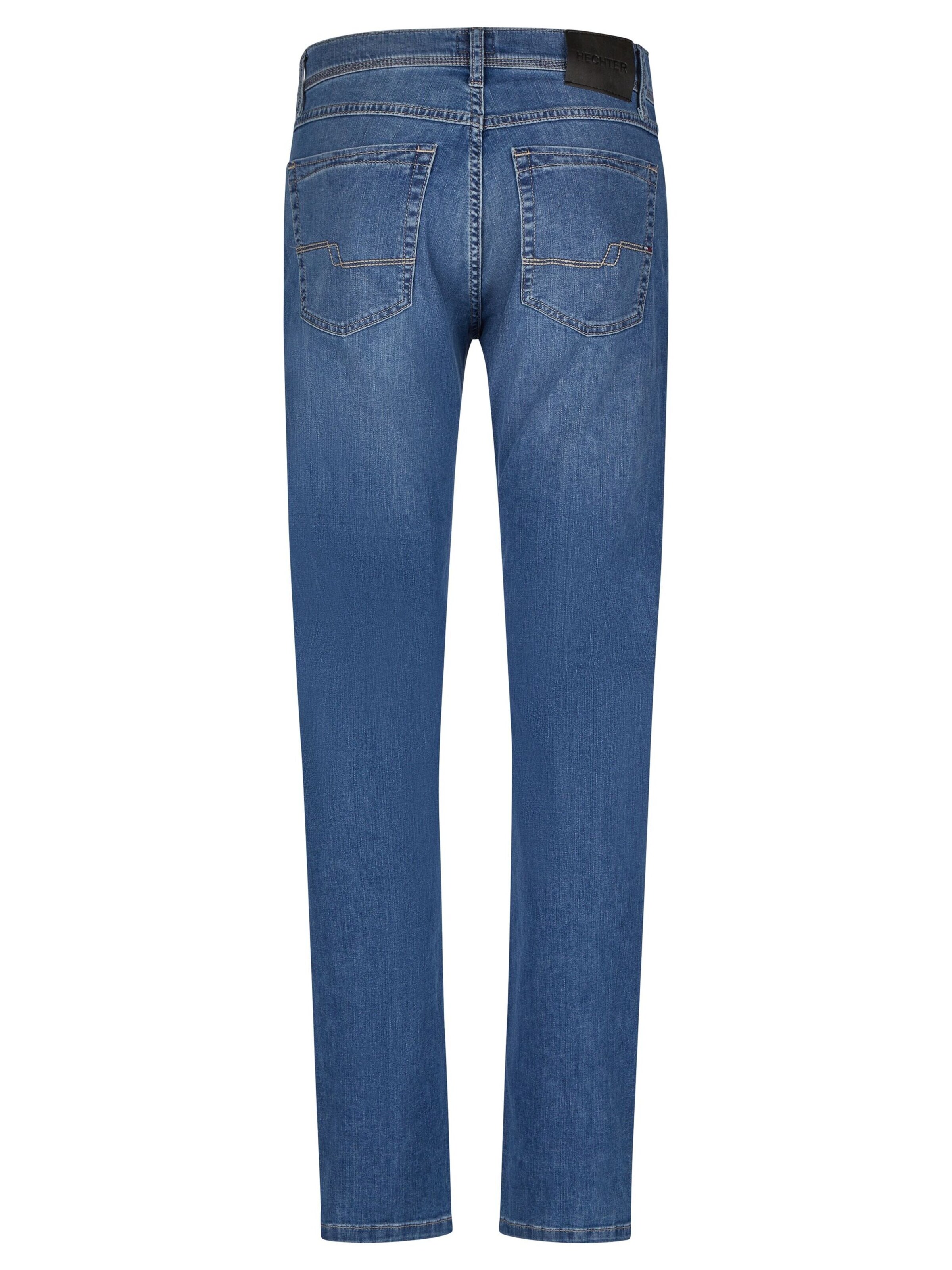 HECHTER PARIS Tapered Jeans in Blauw