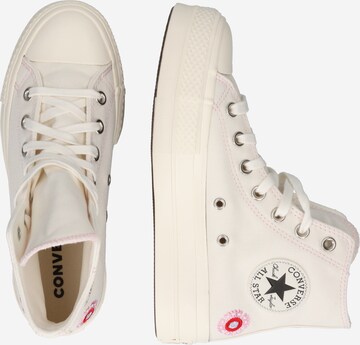 Sneaker înalt 'Chuck Taylor All Star Lift' de la CONVERSE pe alb