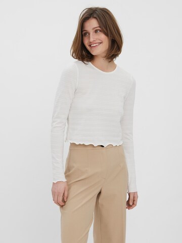 VERO MODA Shirt 'Mira' in Wit: voorkant