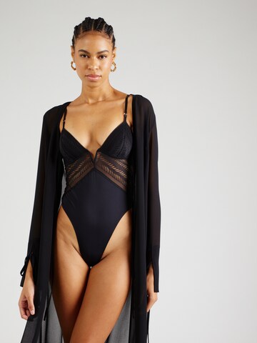 Calvin Klein Underwear Bodysuit in Black: front