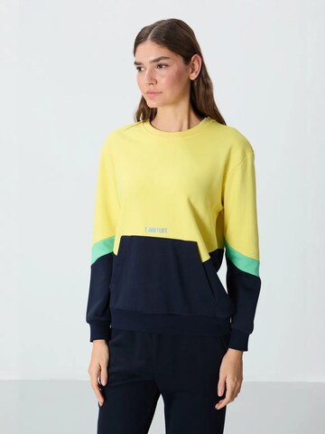 Sweat-shirt Tommy Life en jaune
