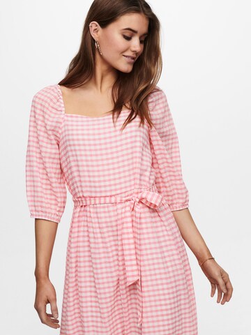 ONLY Shirt Dress 'Lotus' in Pink