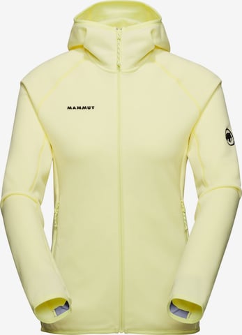 MAMMUT Funktionsfleecejacke 'Aconcagua' in Gelb: Vorderseite