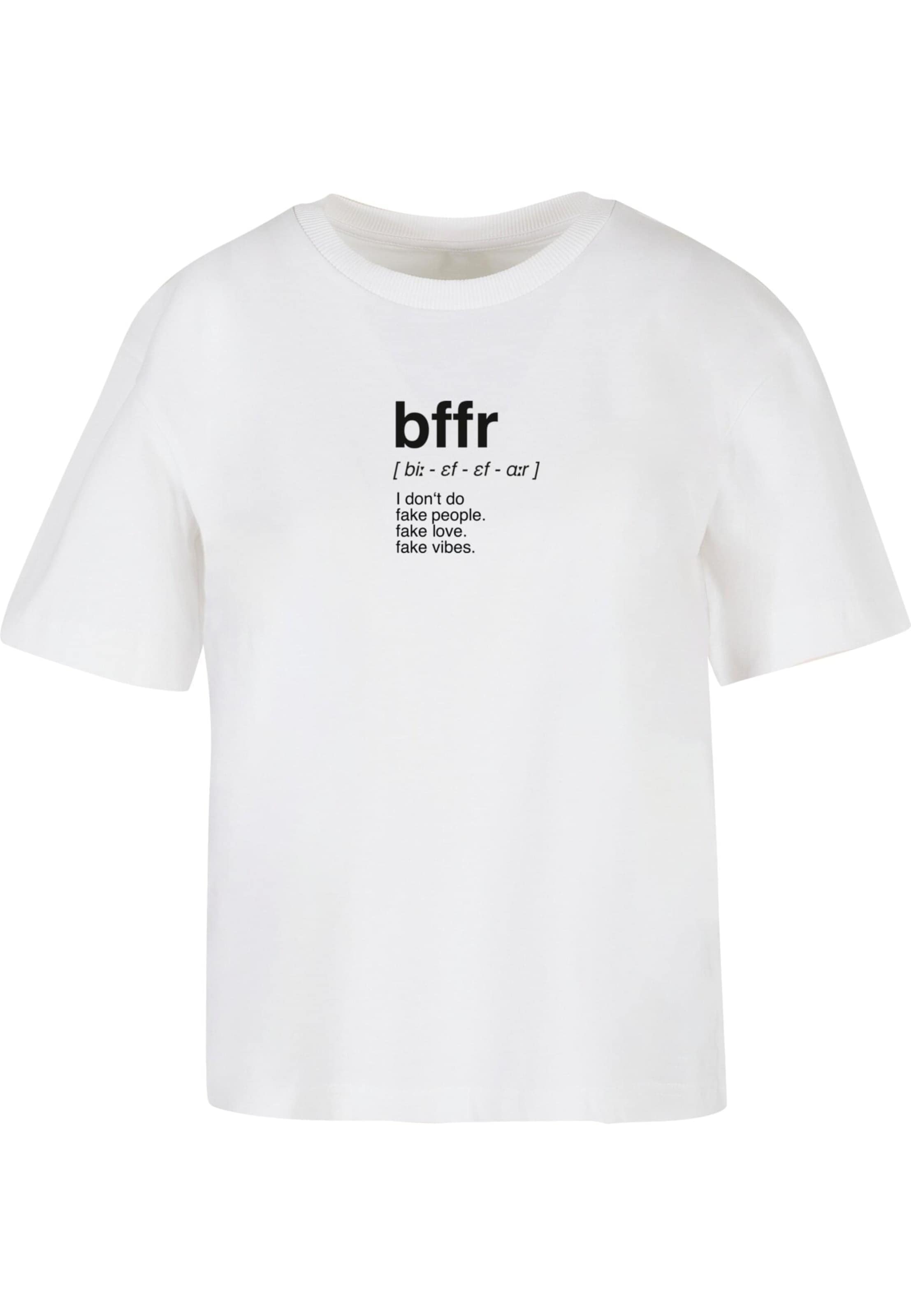 Miss Tee Póló 'Bffr' - fehér: elől