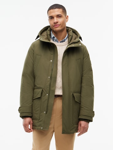 TOMMY HILFIGER Between-seasons parka 'ROCKIE' in Green: front