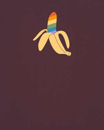 T-Shirt 'Rainbow Banana' Watapparel en rouge