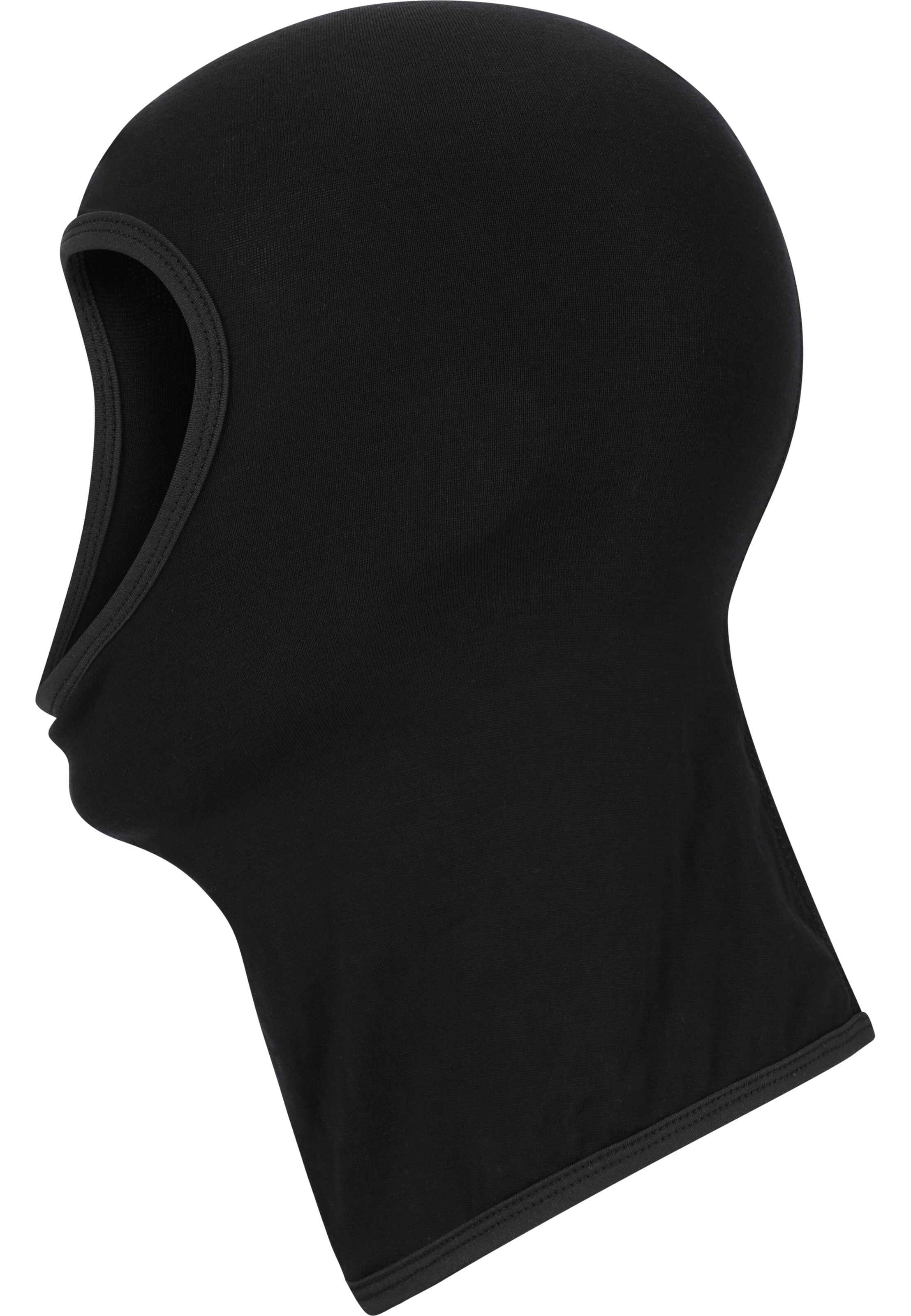 Zanier Muts 'Merino Mask' in Zwart: voorkant