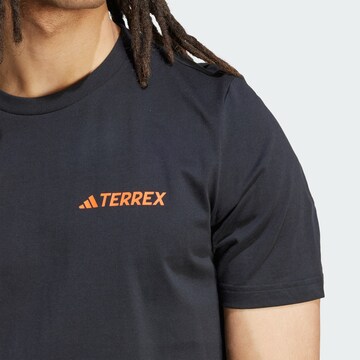 ADIDAS TERREX Funktionsshirt 'Mountain' in Schwarz