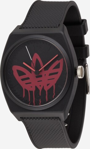 ADIDAS ORIGINALS Uhr in Schwarz: predná strana