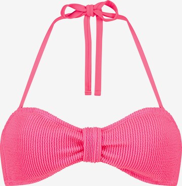 Hunkemöller Bandeau Bikini Top in Pink: front