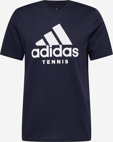 ADIDAS SPORTSWEAR Performance shirt 'Graphic' in Blue: front