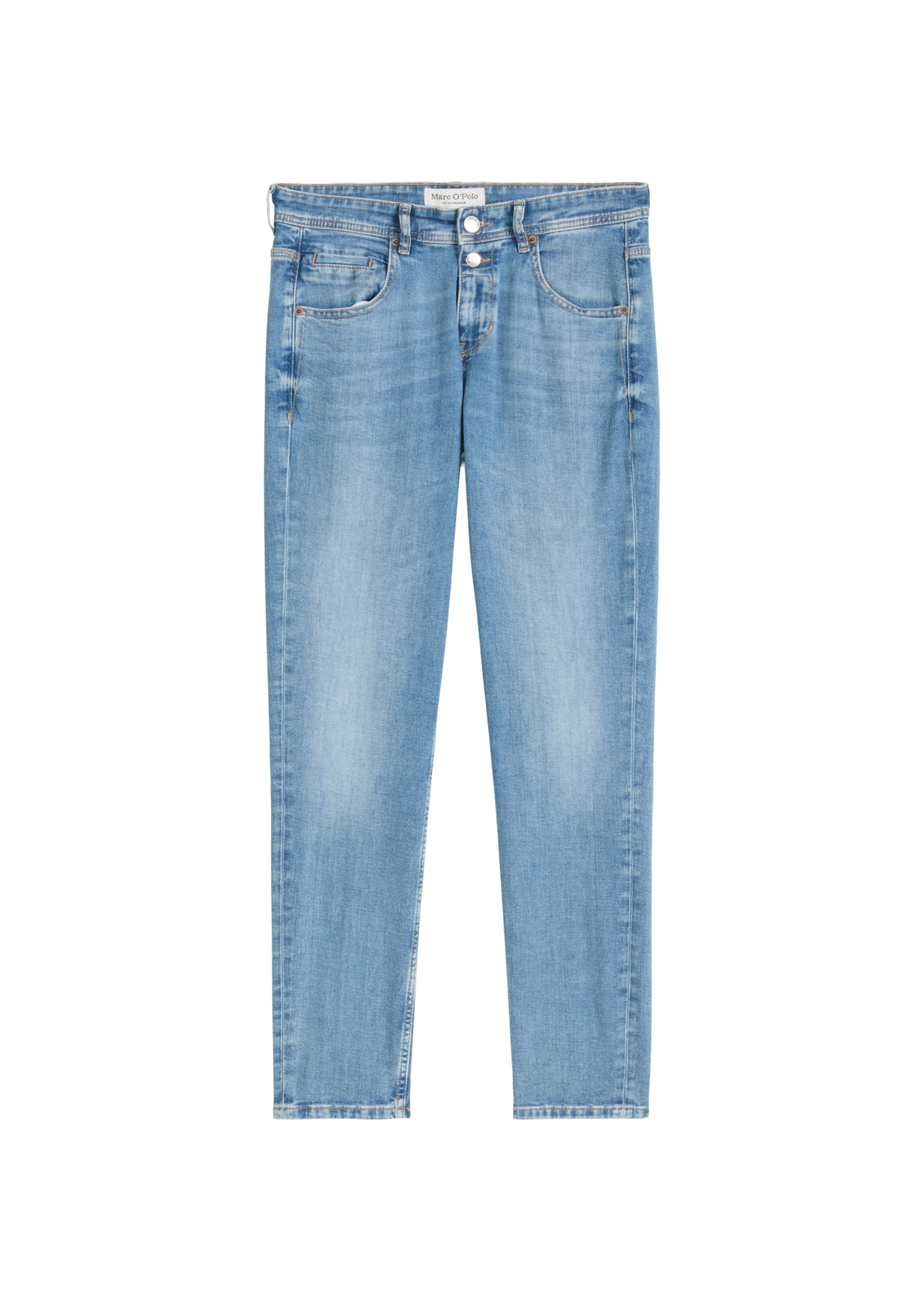 Marc O'Polo Regular Jeans in Blauw: voorkant