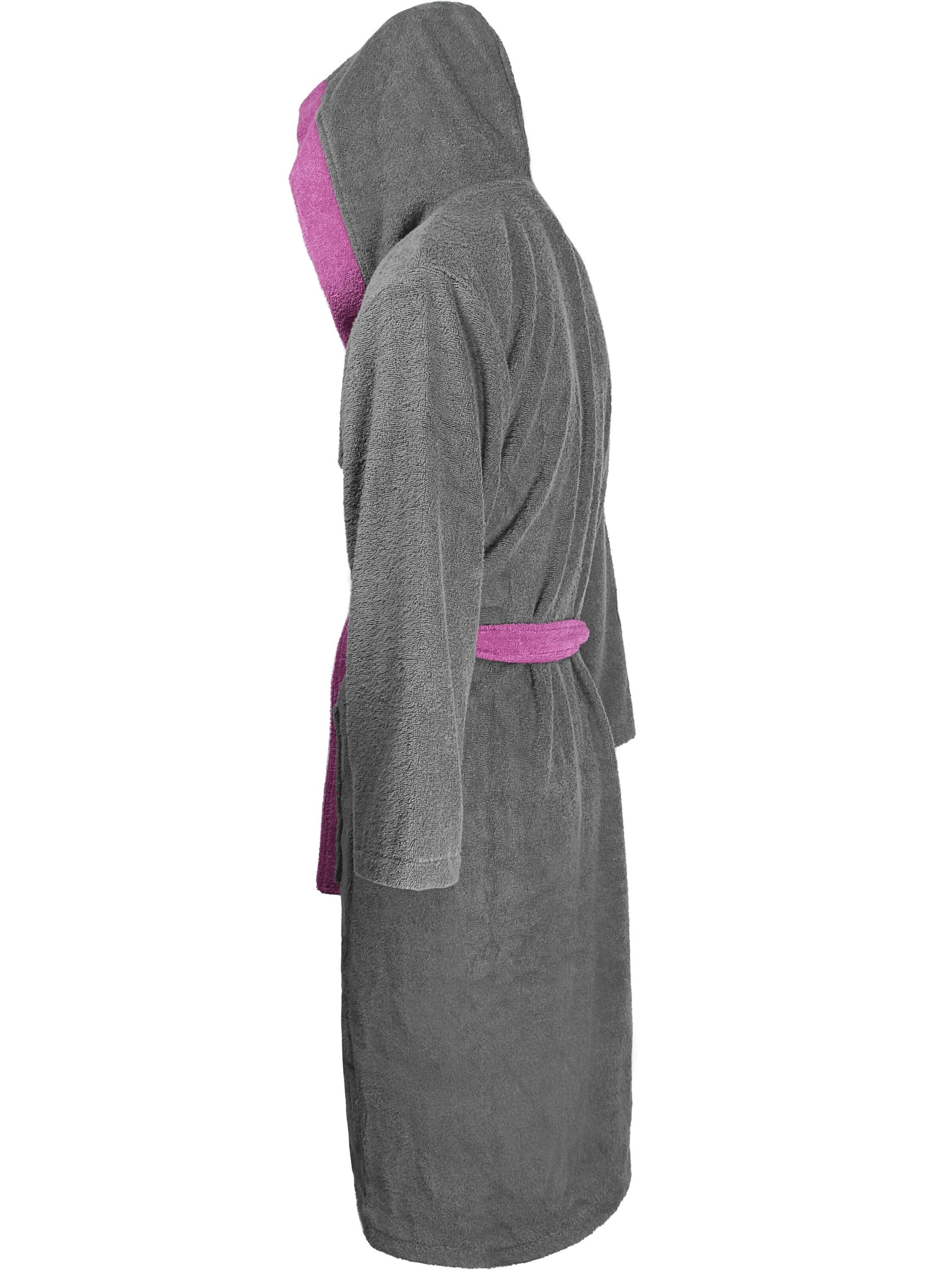 normani Badjas lang  in Grijs