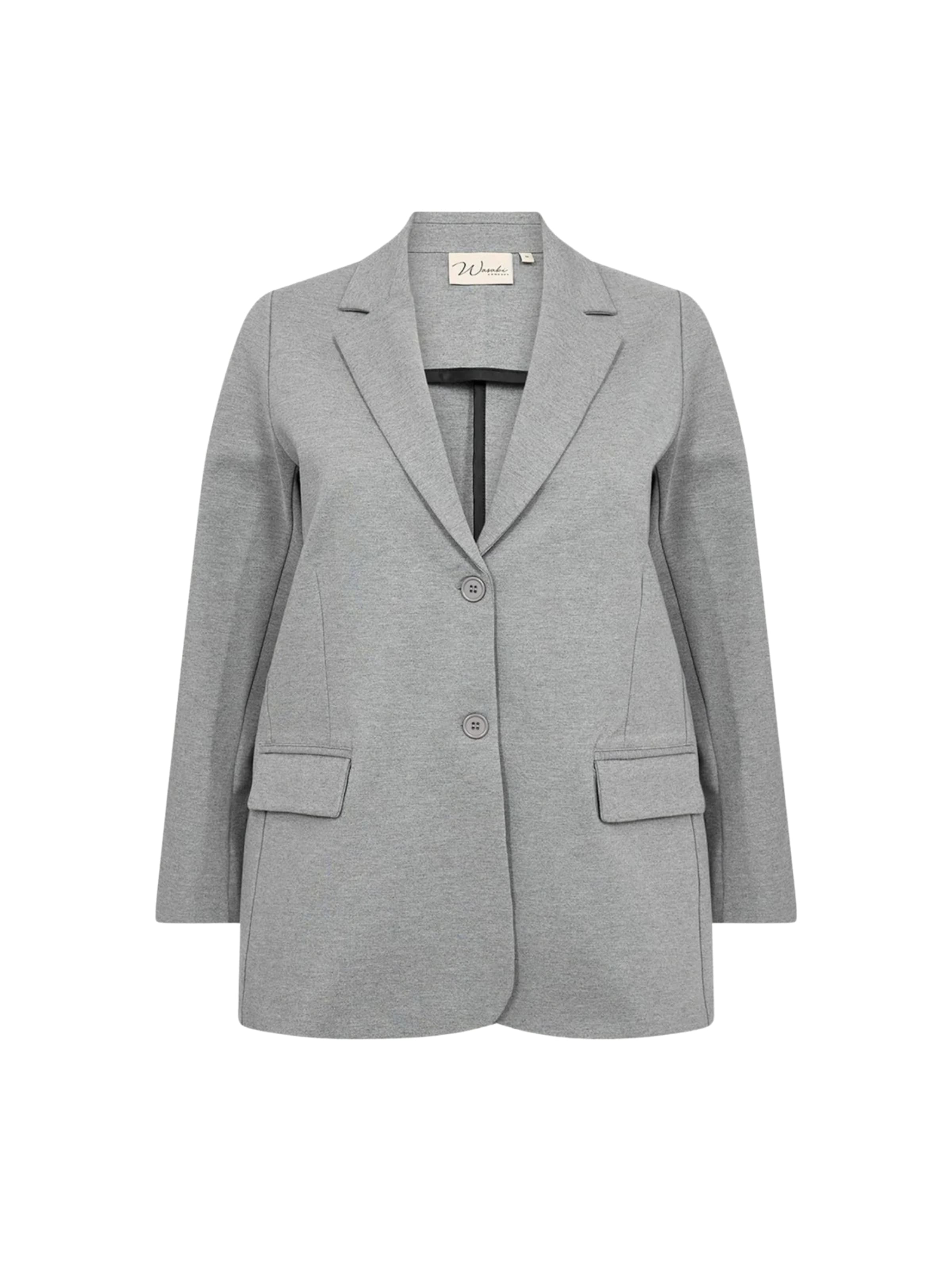 Wasabi Concept Blazer 'GRAHAM 6' in Grau: Vorderseite