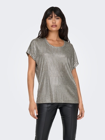 ONLY T-Shirt 'ONLMIRINDA' in Beige