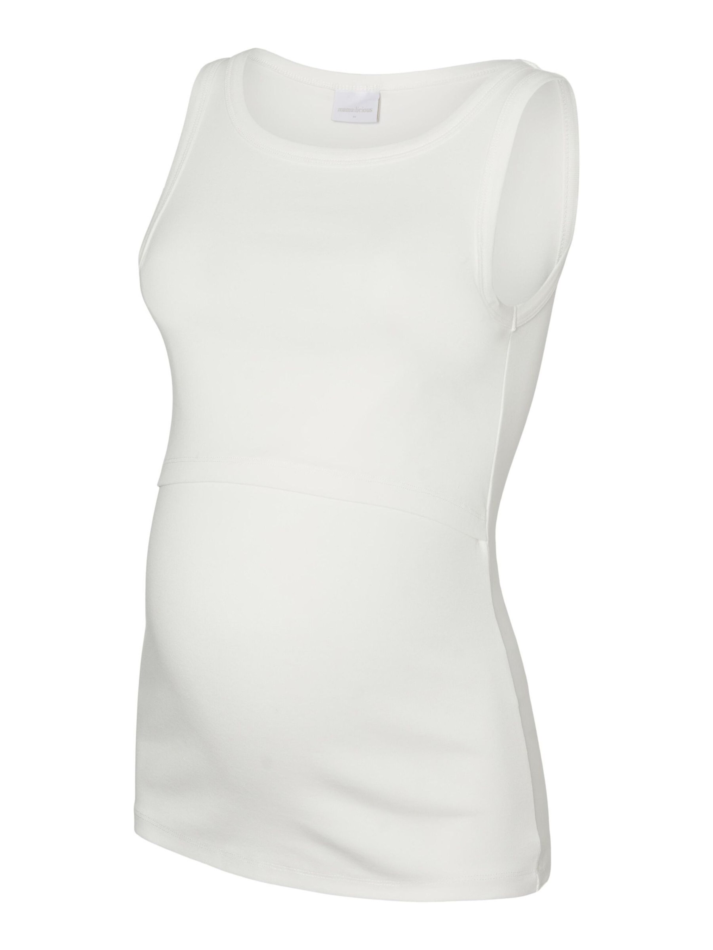 MAMALICIOUS Top in Wit: voorkant
