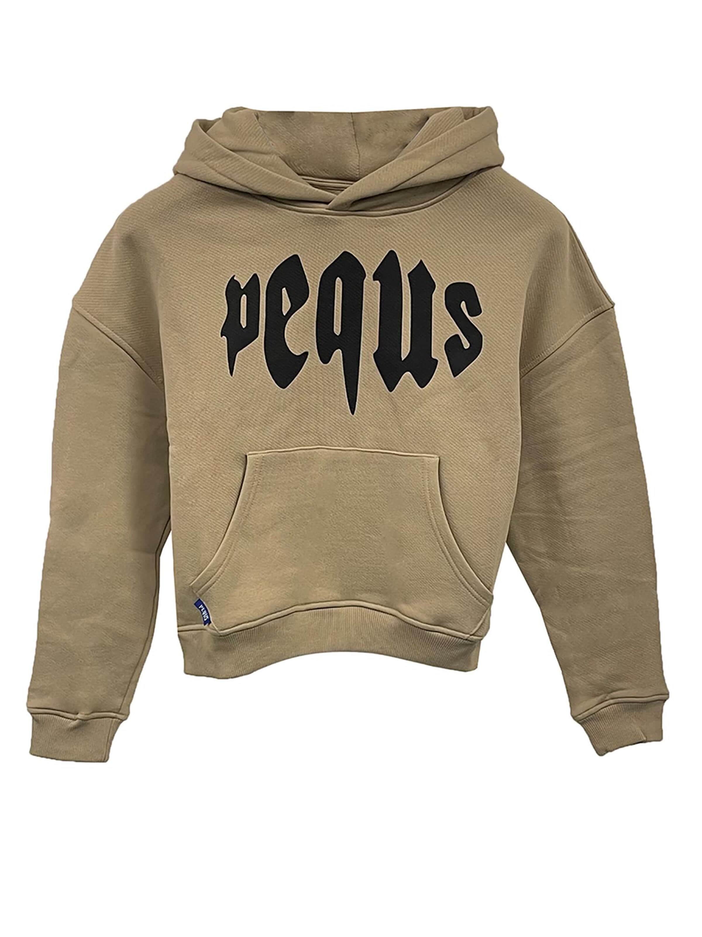 Pequs Sweatshirt 'Mythic'‌‌‌ in Braun: Vorderseite