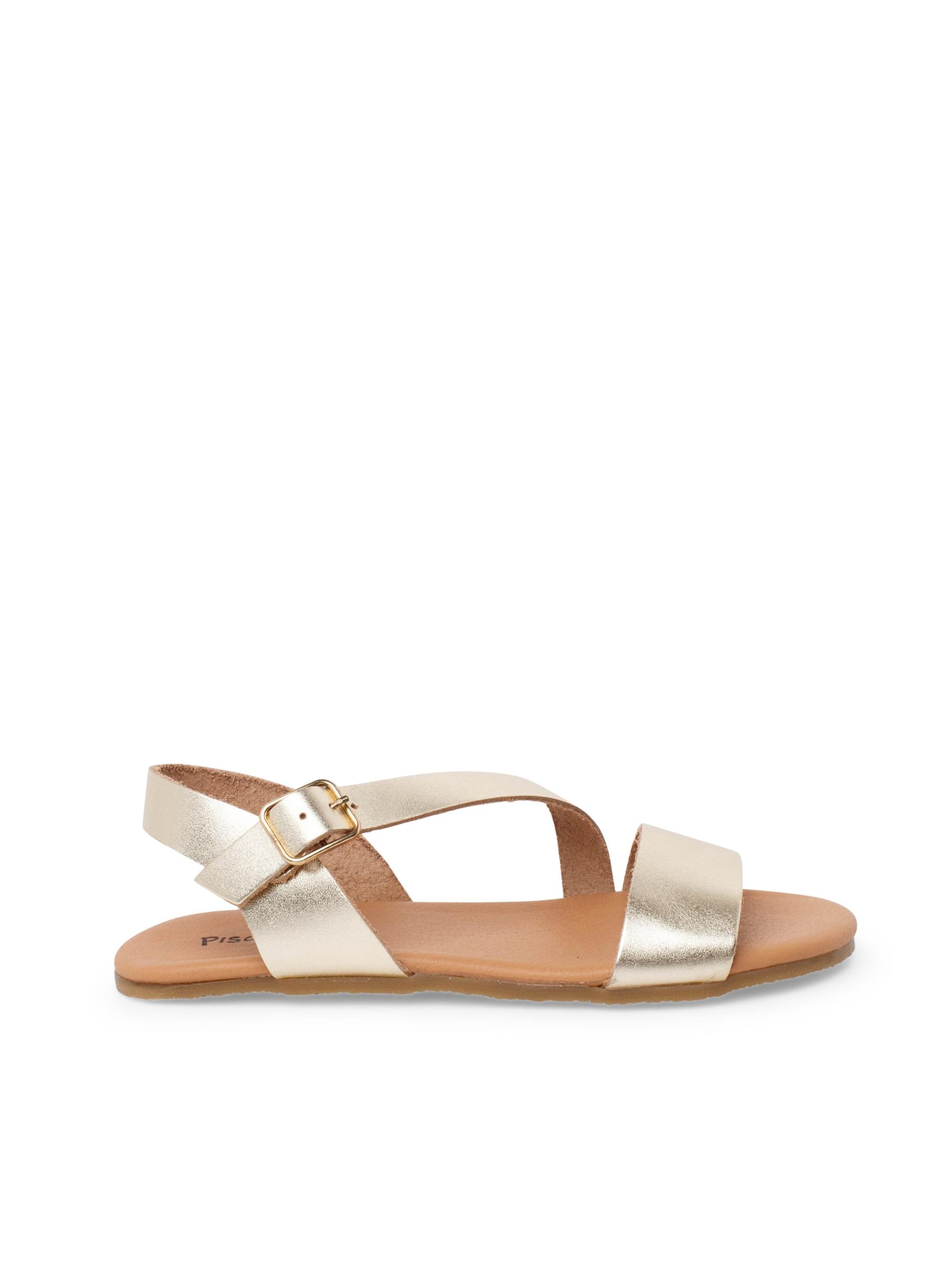 Sandales Pisamonas en beige : devant
