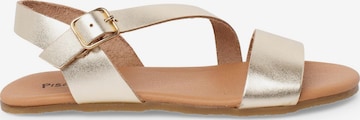 Sandales Pisamonas en beige : devant
