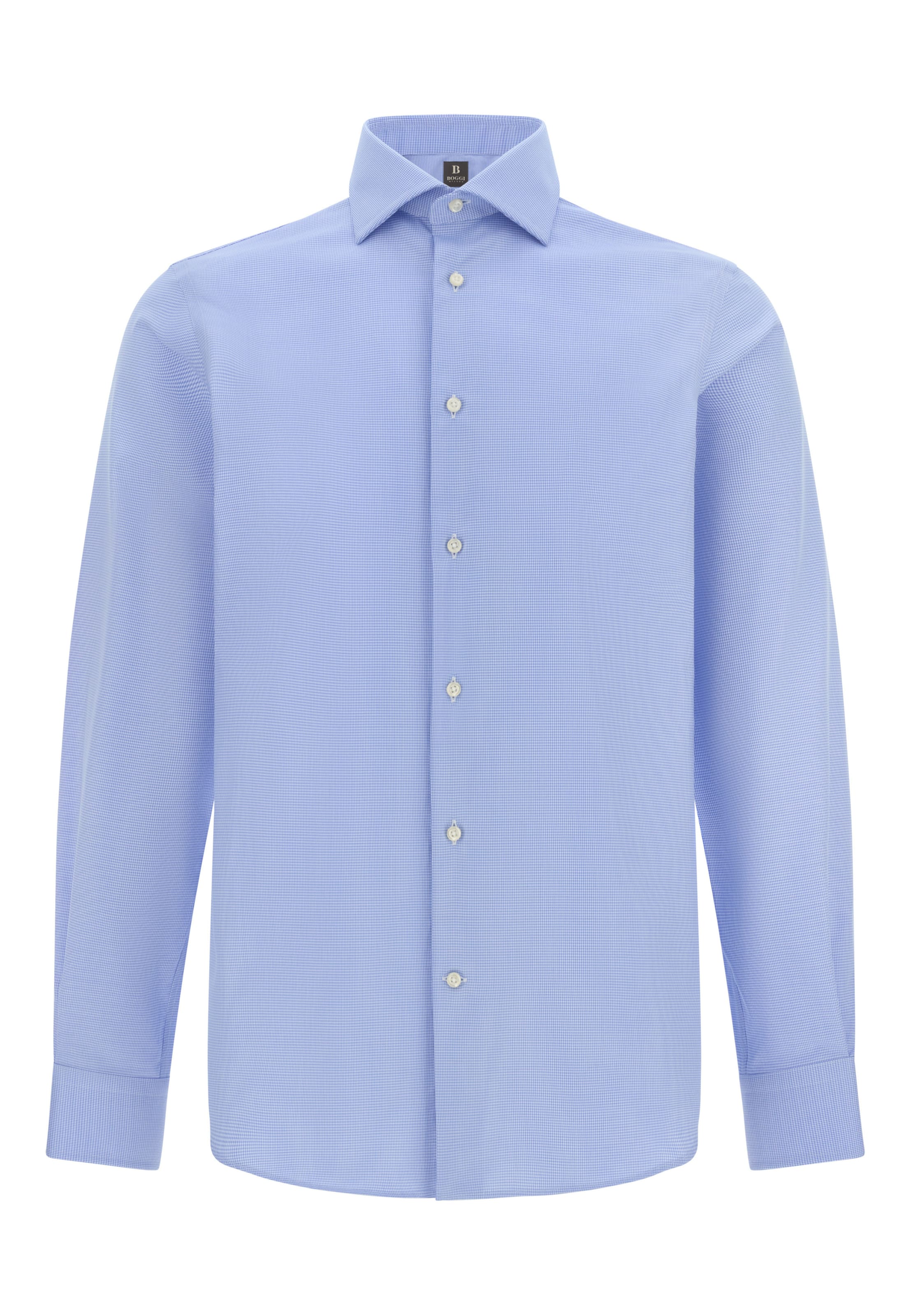 Boggi Milano Regular fit Πουκάμισο σε μπλε: μπροστά