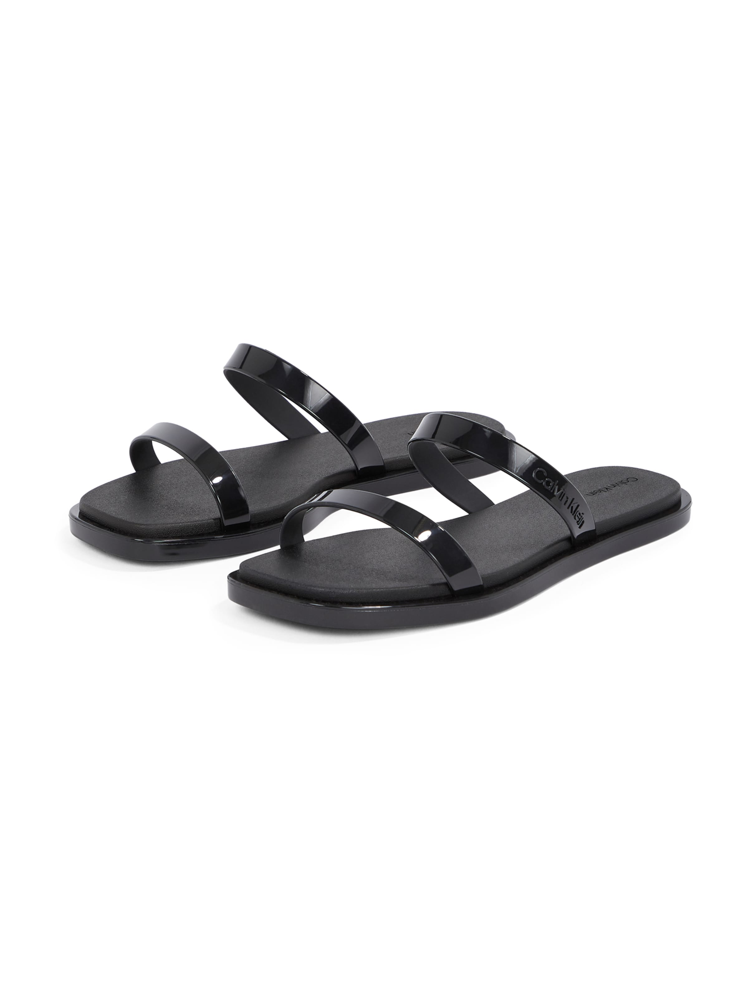 Calvin Klein Šľapky - Čierna