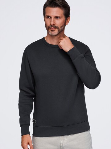 Felpa di Ombre in nero: frontale
