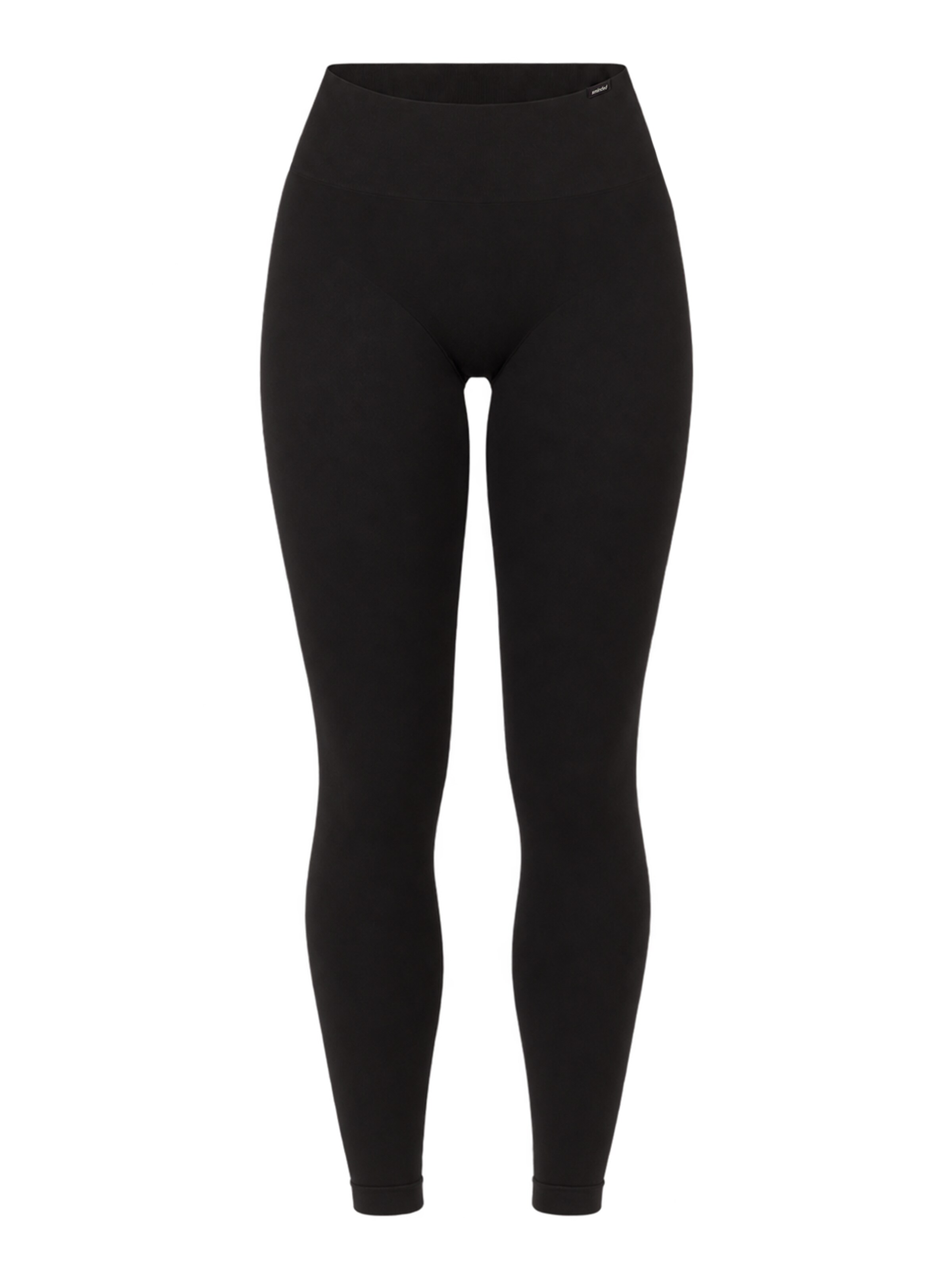 sminded® Leggings 'Seamless Boost Leggings' in Black: front