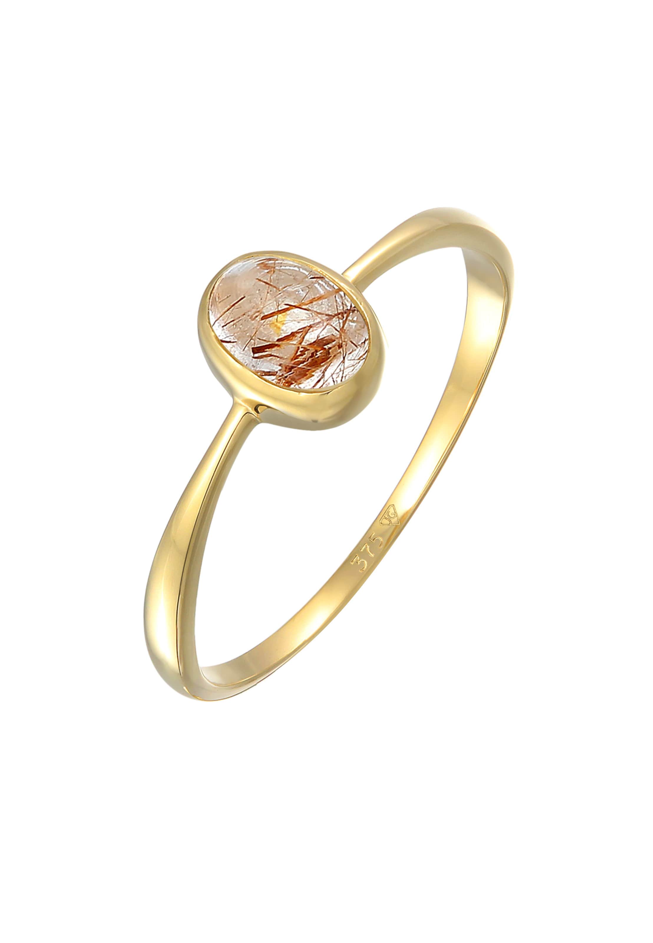 ELLI PREMIUM Ring in Goud: voorkant