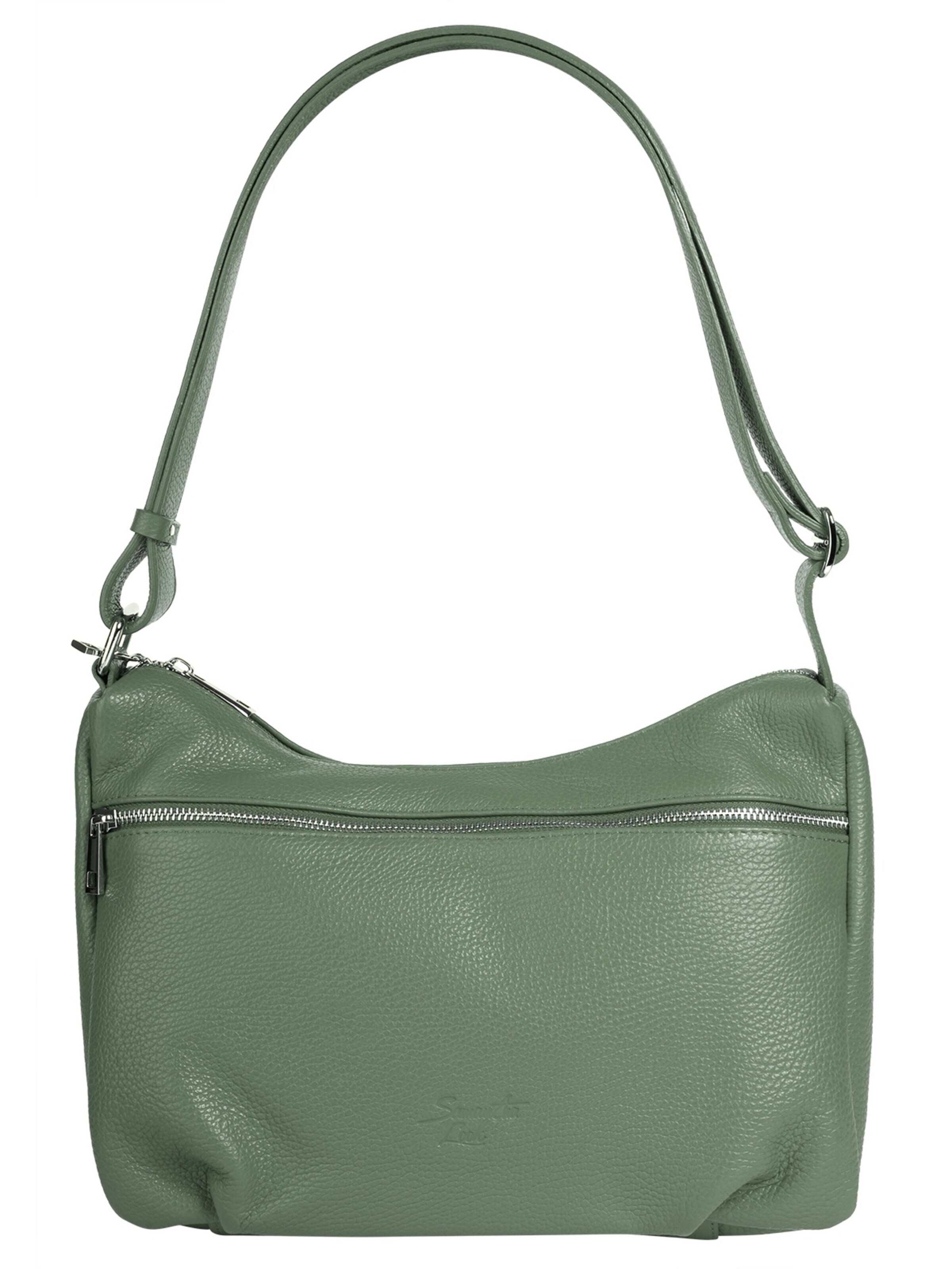 Samantha Look Shoulder Bag in Green: front