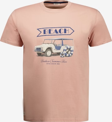 T-Shirt 'Beachway' Deeluxe en rose : devant
