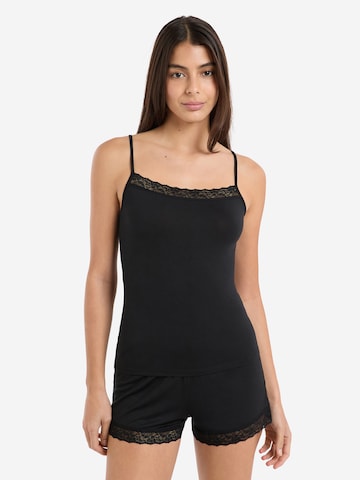 ETAM Slaapshirt 'KITTY' in Zwart