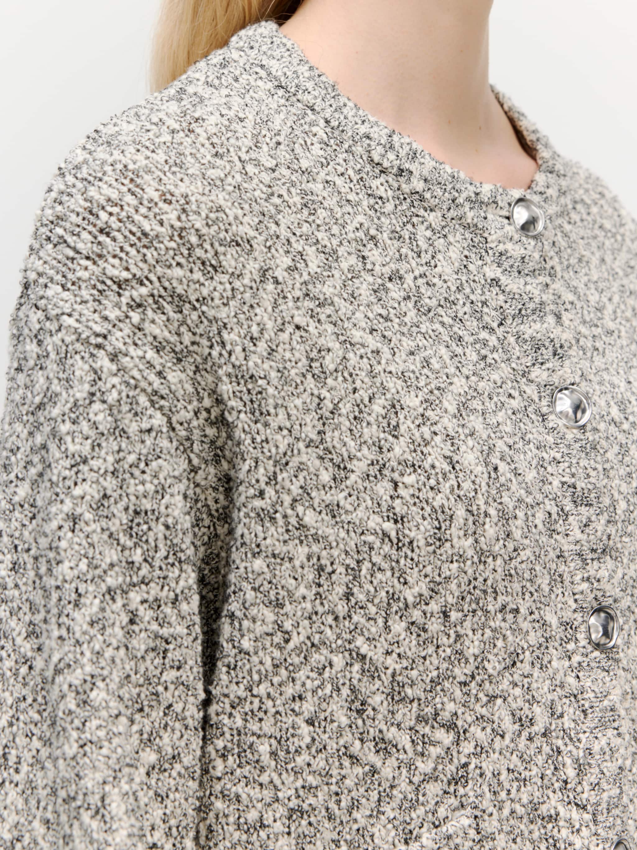 EDITED Producten Gebreid vest 'Ida' Zwart