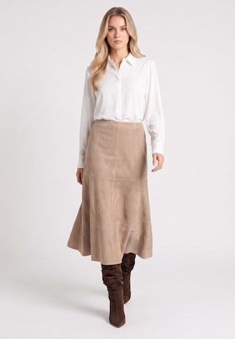 DreiMaster PREMIUM - Falda en beige