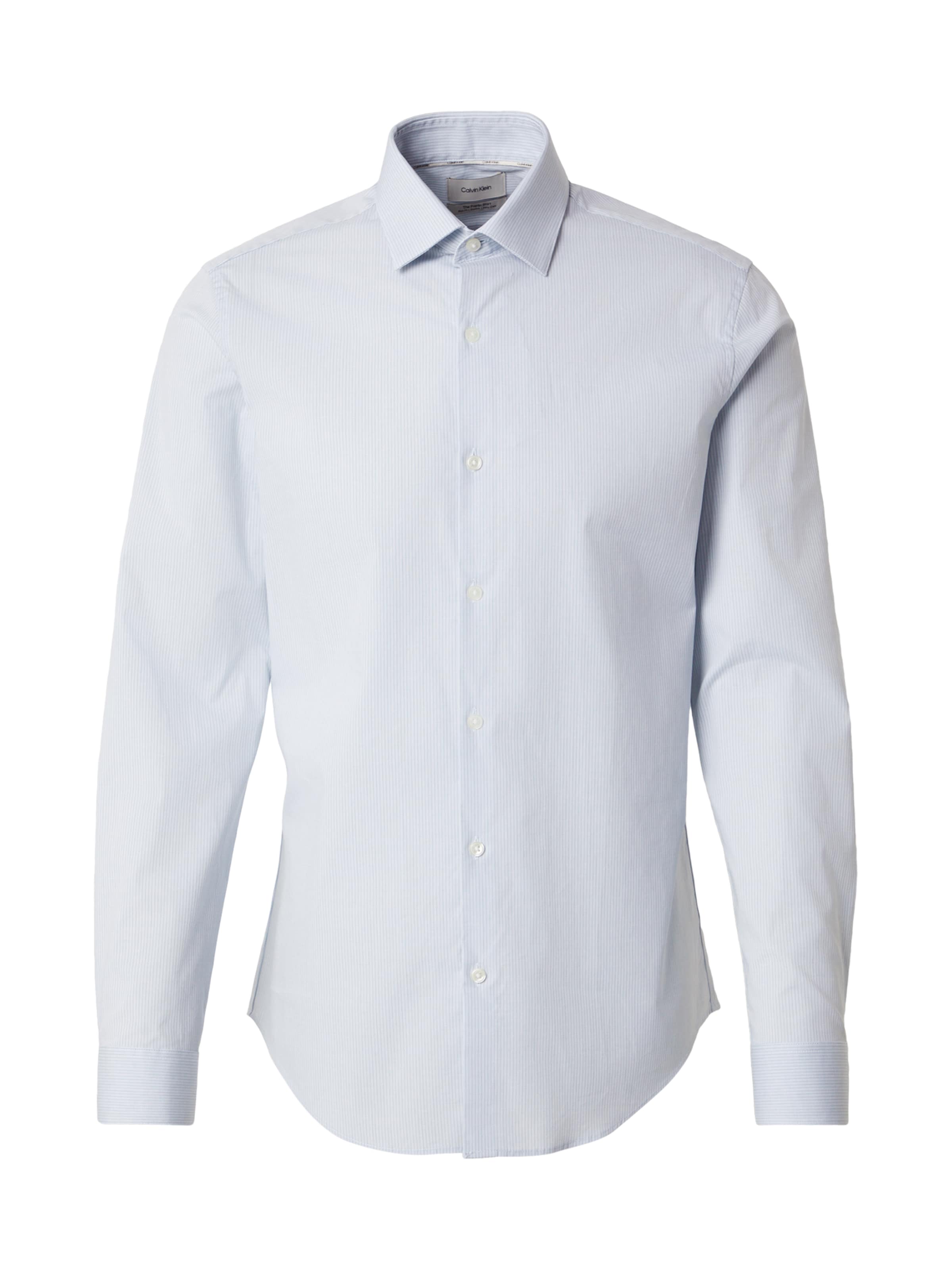 Calvin Klein Slim fit Πουκάμισο 'ESNTL' σε μπλε: μπροστά