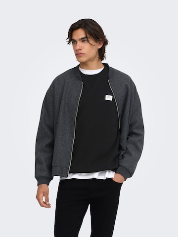 Only & Sons Sweatshirt 'ONSDawson' in Zwart