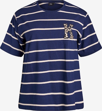 mėlyna Zizzi Marškinėliai 'EOFELIA': priekis