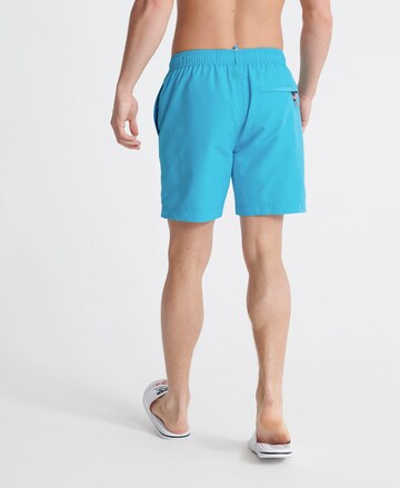 Superdry Regular Zwemshorts in Blauw