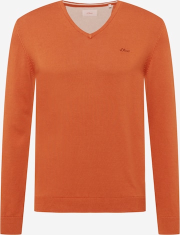 Pull-over s.Oliver en orange : devant