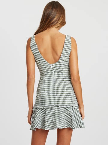 The Fated Dress 'PICNIC' in Green: back
