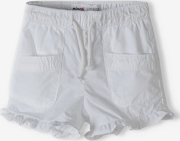 MINOTI Regular Pants in White: front