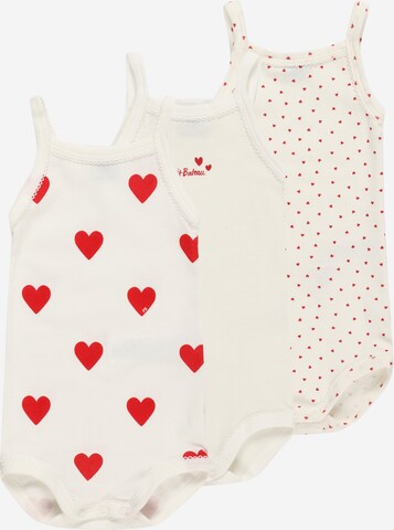 PETIT BATEAU Potkuhousut/body värissä valkoinen: etupuoli