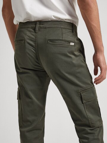 Pepe Jeans Regular Pants 'SEAN' in Green